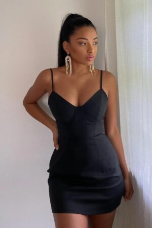 Novella Mini Dress Black